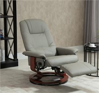 $206 Faux Leather Manual Recliner, Adjustable