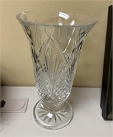 Waterford Crystal Large Footed Vase