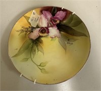 Signed F. Honda Flower Plate
