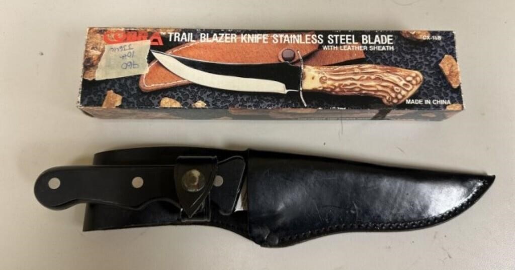 Trail Blazer Knife and Black Angus II