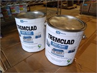 (2) Tremclad Flat White 3.78L Rust Paint