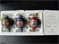 Terry Redlin Christmas Porcelain Ornamants