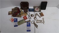 Misc Lot-Stoney's, Iron City Can Openers, Matches