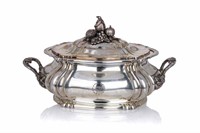 PALLOTTI ITALIAN SILVER TUREEN, 2490g