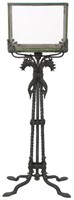 Wrought Iron Figural Griffin Terrarium