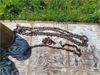 20ft chain double eneded plus 2 small chains