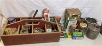 Various Fasteners & Wood Toolbox