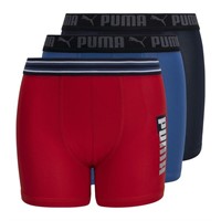 PUMA 3 Pack Boys' Performance Boxer Brief,
