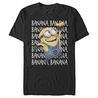 Despicable Me Men's Minions Banana Repeat T-Shirt