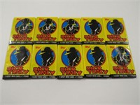 10x Sealed Packs Of Dick Tracy Movie Cards 1990
