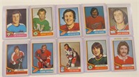 1974-75 O-Pee-Chee Cards 6x - Topps 4x Hamel
