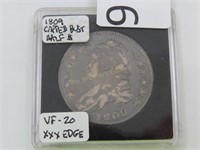 1809 Capped Bust Half Dollar, Nice Coin