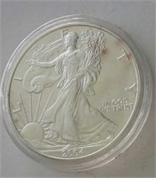 2004 US 1oz Fine Silver Eagle Dollar Coin