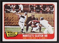 1965 Topps Baseball World Series Game 3, Mantles