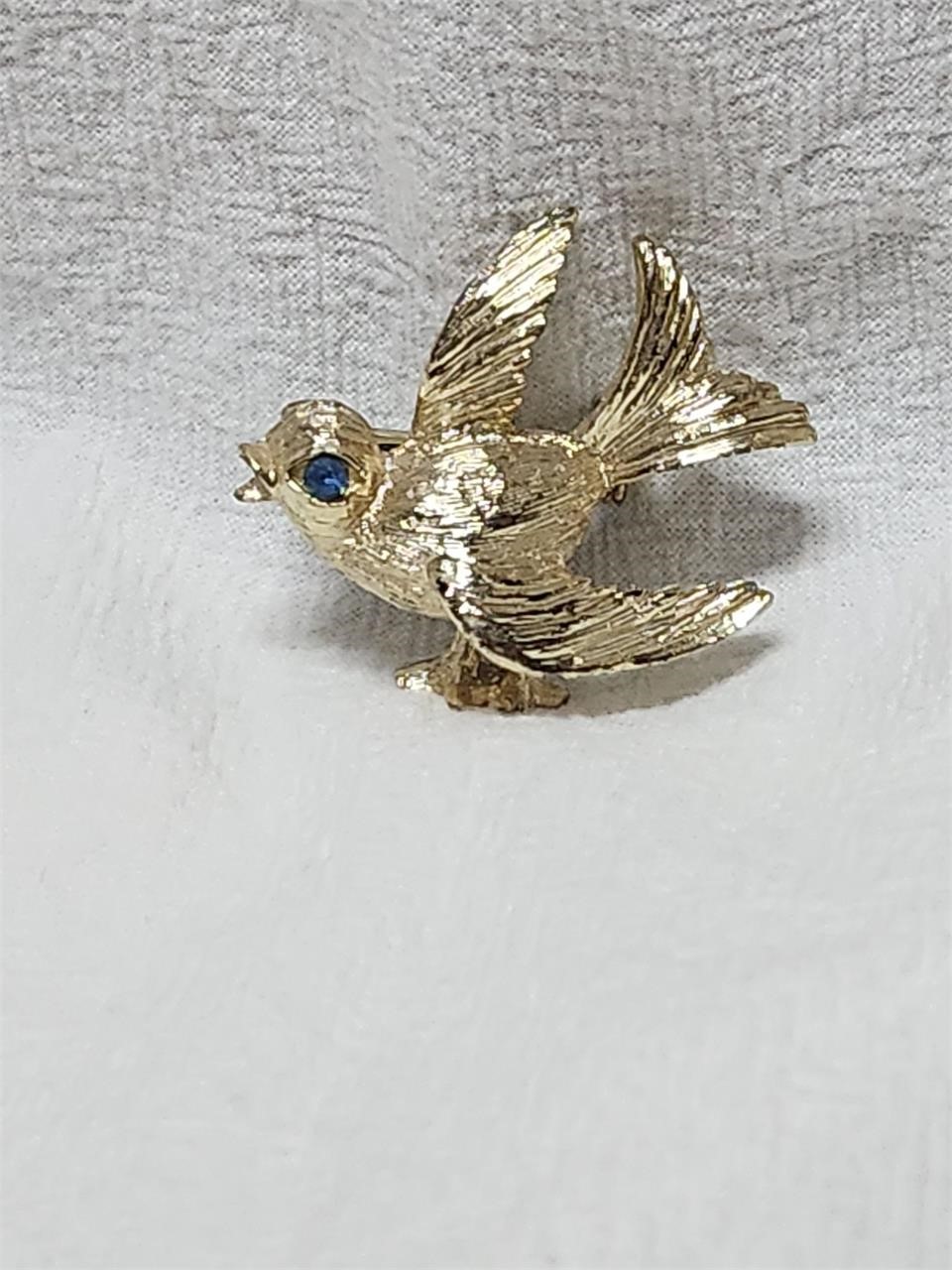 Vintage Bird Pin