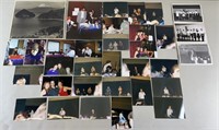 37pc Vtg-Mod Photographs w/ Star Trek Meet & Greet