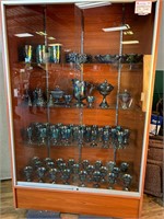 Indiana Blue Carnival Glass Large Collection