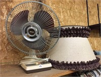 Electric fan & lamp shade