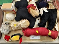 (7) Vintage Stuffed Animals