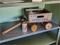 Vintage Pepsi Cola Crate Wagon