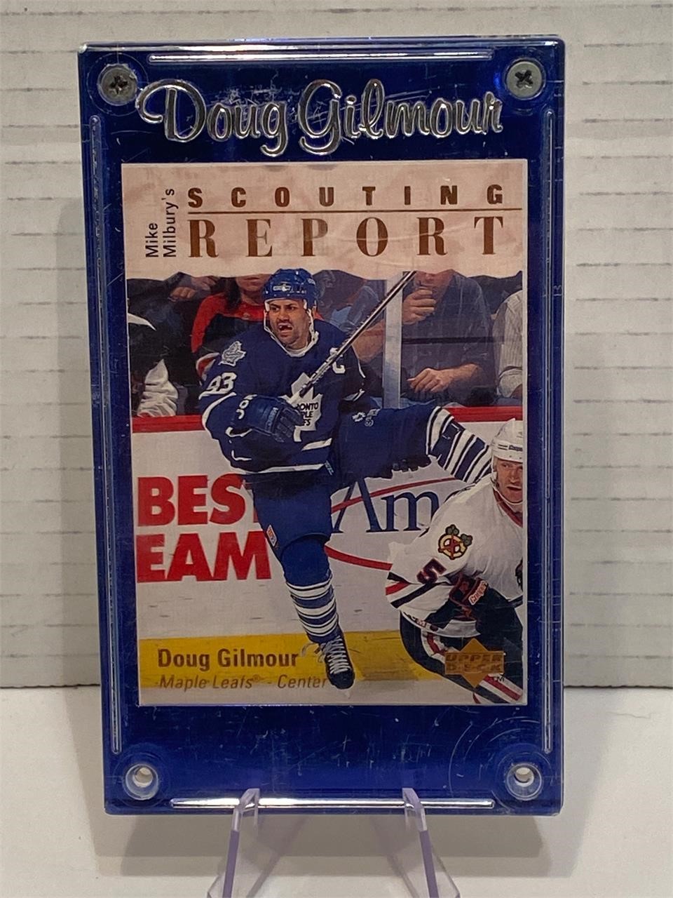 Doug Gilmour Scouting Report Insert Card