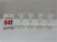 Waterford Crystal Cordial Glasses (4)