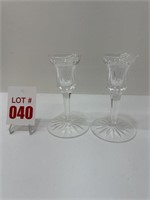 Waterford Crystal Candlestick Holders (2)