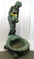 Large "Maiden Pouring Urn" Cast Bronze Fountain