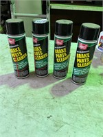 4- full cans brake cleaner