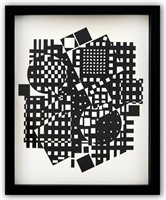 Victor Vasarely- Heliogravure Print "Untitled"