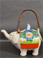 Vintage Ceramic Japanese Elephant Teapot