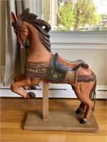Machine Carved Carousel Horse