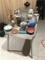 Vintage Table and Contents on Table