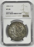 1896-S Morgan Silver $1 Very Fine NGC VF20