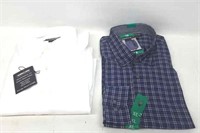 (2) XL Mens Dress Shirts- Kirkland/BC Clothing