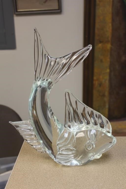 Signed Edwin Allen Glass Fish