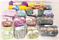 Large Lot of Skeins of Yarn