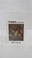Vintage Timex Collectible Airplane Mini-Clock