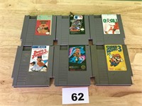 Nintendo Entertainment System Games lot of 6