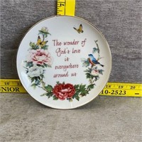 God's Love Inspirational Collector Plate