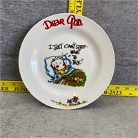 Dear God Plate