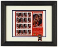 Michael Jordan Full Uncut Postage Stamp Sheet Cust
