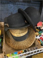 assorted bowler hats