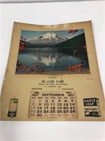 1957 Maple Leaf soap flakes calender