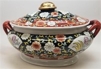 Hand-Painted Vegetable Serving Dish from China