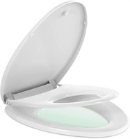 Toilet Seat with Built-in Potty Training Seat,