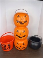 Jack O Lantern Trick or Treat Bucket Pal and More