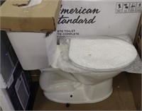 American Standard elongated toilet