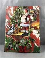 Christmas puzzle art 24 x 18 inch