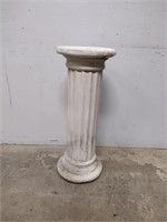 Plaster Column Plant Stand